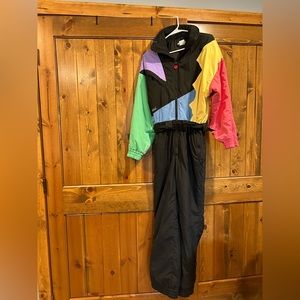 Mistral women’s retro ski suit.